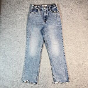 Abercrombie Fitch Jeans Womens Size 27 4R 90s Straight Ultra High Rise